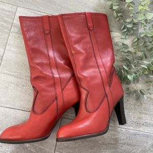 Italian Leather Cowboy Boots